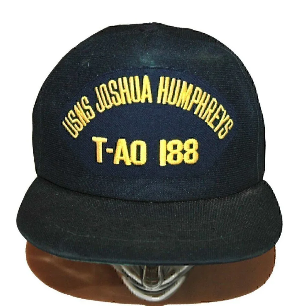 USNS JOSHUA HUMPHREYS Cap T-AO 188 United States Navy Plankowner Snapback Hat